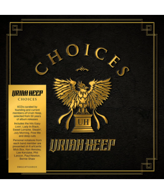 Uriah Heep – Choices (6cd, Box Set) (2021) (CD Audio) Uriah Heep – Choices (6cd, Box Set) (2021) (CD Audio)