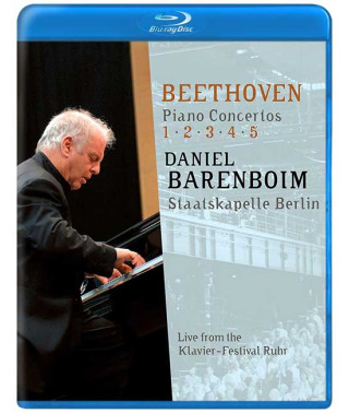 Beethoven – Piano concertos No. 1, 2, 3, 4, 5 [Blu-Ray]