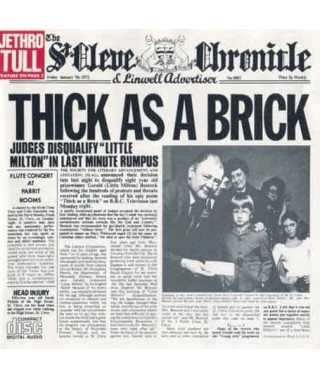 Jethro Tull – Thick As A Brick (1972) (CD Audio)