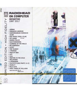 Radiohead – OK Computer OKNOTOK 1997 2017 (2cd, digipak) (Remastered, Blu-Spec CD) (CD Audio) Radiohead – OK Computer OKNOTOK 1997 2017 (2cd, digipak) (Remastered, Blu-Spec CD) (CD Audio)