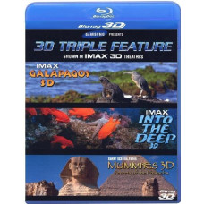 Галапагоси, На Глибині, Мумії: Секрети фараонів 3Д [3D Blu-Ray]