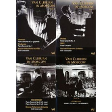Van Cliburn in Moscow. Volume 1-4 [2 DVDs]